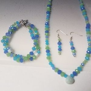 Blue Ocean summer dreams necklace set